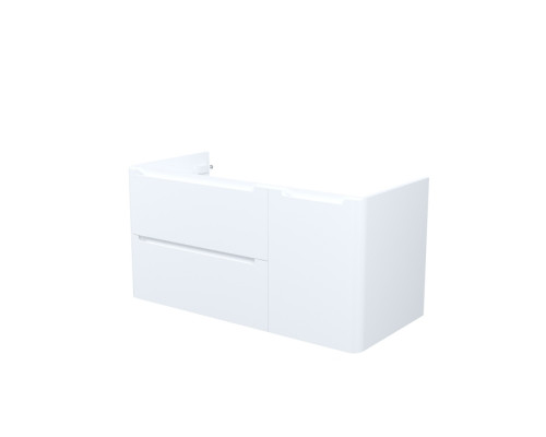 Тумба подвесная, белый, 100 см, Эдифис (Edifice), IDDIS, EDI10W1i95. Подходит умывальник 0101000i28