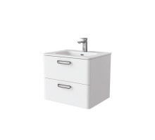 Тумба с умывальником, подвесная, 60 см, белая, Брик (Brick), IDDIS, BRI60W0i95K