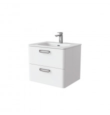 Тумба с умывальником, подвесная, 60 см, белая, Брик (Brick), IDDIS, BRI60W0i95K