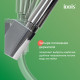 Держатель для лейки, глянцевый хром, Оптима Хоум (Optima Home), IDDIS, 090CP4Fi53
