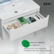 Тумба подвесная, белый, 80 см, Эдифис (Edifice), IDDIS, EDI80W0i95. Подходит умывальник 0108000i28