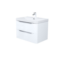 Тумба с умывальником, подвесная, 80 см, белый, Клауд Икс (Cloud X), IDDIS, CLX80W0i95K подходит умыв. 0178000i28