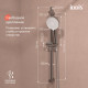 Душевой гарнитур, глянцевый хром, Оптима Хоум (Optima Home), IDDIS, OPH3C70i16