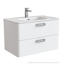 Тумба подвесная, белая, 80 см, Брик (Brick), IDDIS, BRI80W0i95. Подходит умывальник: 0108000i28