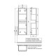 Пенал подвесной, 35 см, белый, Эдифис (Edifice), IDDIS, EDI35W0i97