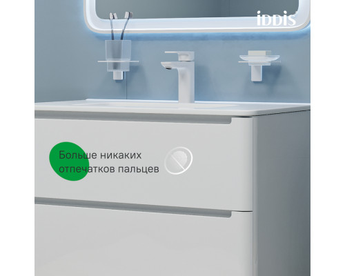 Тумба подвесная, белый, 80 см, Эдифис (Edifice), IDDIS, EDI80W0i95. Подходит умывальник 0108000i28