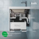 Тумба с умывальником, подвесная, 60 см, белый, Слайд Икс (Slide X), IDDIS, SLX60W0i95K подходит умыв. 4516000i28