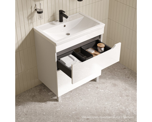 Тумба напольная, 70 см, белый, Рэй (Ray), IDDIS, RAY70WFi95 подходит умыв. 4077000i28