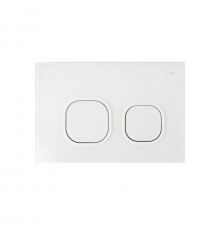Клавиша смыва, универсальная, белый, Юнигласс (Uniglass), 001, IDDIS, UNG01GWi77