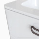 Тумба подвесная, белая, 60 см, Брик (Brick), IDDIS, BRI60W0i95. Подходит умывальник: 0106000i28