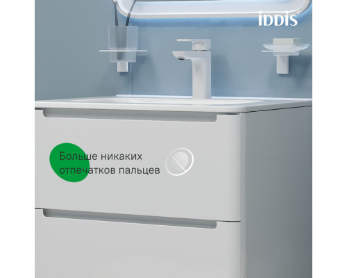 Тумба с умывальником, подвесная, 60 см, белая, Эдифис (Edifice), IDDIS, EDI60W0i95K