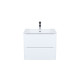 Тумба с умывальником, подвесная, 60 см, белая, Эдифис (Edifice), IDDIS, EDI60W0i95K