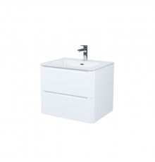 Тумба с умывальником, подвесная, 60 см, белая, Эдифис (Edifice), IDDIS, EDI60W0i95K