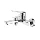 Смеситель для ванны, глянцевый хром, Паркер (Parker), IDDIS, PARSB02i02WA