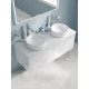 Столешница, керамогранит, 120 см, белый мрамор, Оптима Хоум (Optima Home), IDDIS, OPH12M0i89