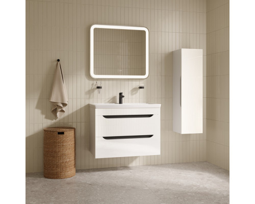 Тумба с умывальником, подвесная, 80 см, белый, Рэй (Ray), IDDIS, RAY80W0i95K подходит умыв. 4078000i28