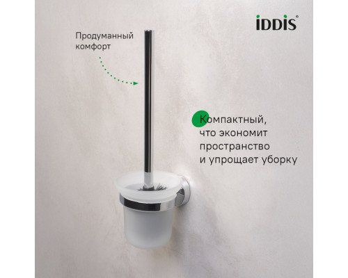 Ерш, матовое стекло, глянцевый хром, сплав металлов, Сена (Sena), IDDIS, SENSSG0i47