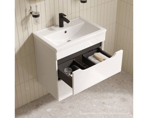 Тумба подвесная, 60 см, белый, Рэй (Ray), IDDIS, RAY60W0i95 подходит умыв. 4076000i28
