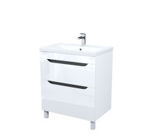 Тумба с умывальником, напольная, 70 см, белый, Рэй (Ray), IDDIS, RAY70WFi95K подходит умыв. 4077000i28