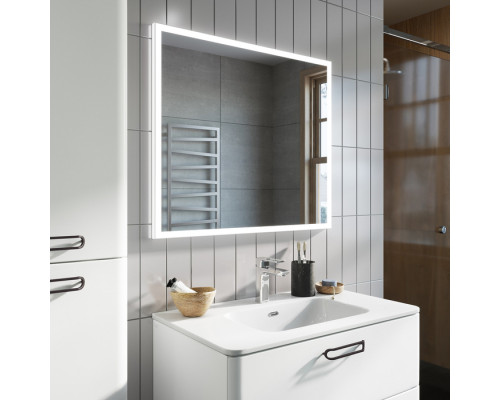 Тумба с умывальником, подвесная, 60 см, белая, Брик (Brick), IDDIS, BRI60W0i95K