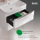 Тумба с умывальником, подвесная, 70 см, белый, Клауд Икс (Cloud X), IDDIS, CLX70W0i95K подходит умыв. 0177000i28