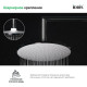 Душевая насадка верхняя круглая, хром, Оптима Хоум (Optima Home), IDDIS, OPH22CRi64