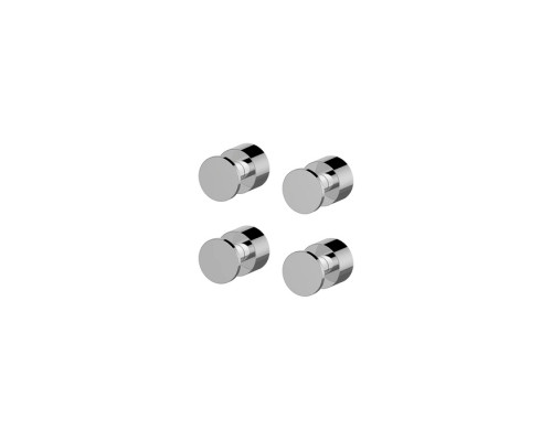 Комплект крючков, 4 шт., хром, HOK4SC0i41, IDDIS