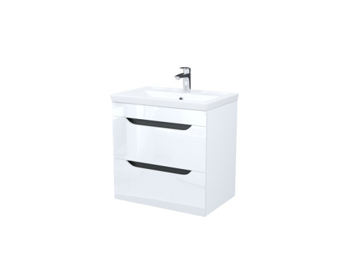 Тумба с умывальником, подвесная, 60 см, белый, Рэй (Ray), IDDIS, RAY60W0i95K подходит умыв. 4076000i28