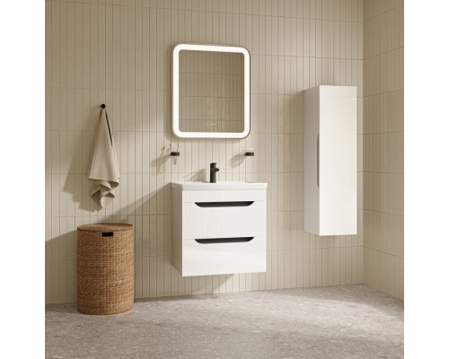 Тумба с умывальником, подвесная, 60 см, белый, Рэй (Ray), IDDIS, RAY60W0i95K подходит умыв. 4076000i28