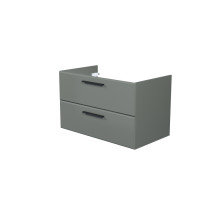 Тумба подвесная, 80 см, серый, Слайд Икс (Slide X), IDDIS, SLX80G0i95 подходит умыв. 4518000i28