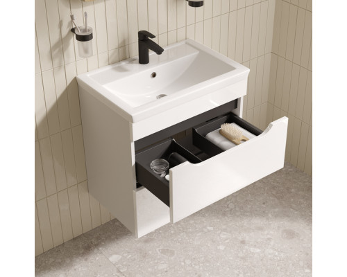 Тумба с умывальником, подвесная, 60 см, белый, Рэй (Ray), IDDIS, RAY60W0i95K подходит умыв. 4076000i28
