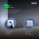 Зеркало с подсветкой 3 в 1, два навеса, 90/45 см, Юник (Uniq), IDDIS, UNI9045i98