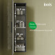 Пенал подвесной, 30 см, серый, Слайд Икс (Slide X), IDDIS, SLX30G0i97