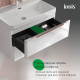 Тумба с умывальником, подвесная, 80 см, белый, Клауд Икс (Cloud X), IDDIS, CLX80W0i95K подходит умыв. 0178000i28