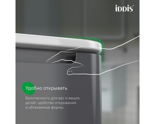 Тумба с умывальником, подвесная, 100 см, темно-серый, Эдифис (Edifice), IDDIS, EDI10D0i95K подходит умыв. 0101000i28