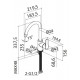 Смеситель для кухни, черный, Куба (Cuba), IDDIS, CU5BLJ0i05