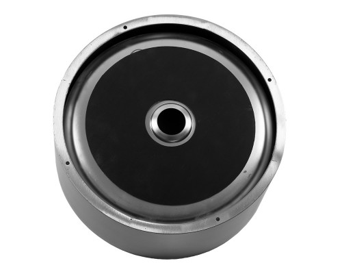 Раковина Ring380 MELANA ProfLine 1,2/160 САТИН накладная круглая Ring380, БЕЗ донного клапана