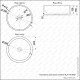 Раковина MELANA MLN-7078AB (черная)