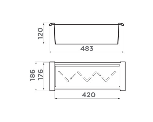 Корзина для сушки Omoikiri CO-04-LG