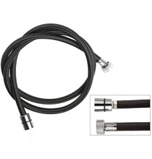 Шланг для душа ПВХ 120 см Remer 332CNNY120, черный