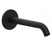 Излив настенный 16 см Remer X Style 91XNO, черный матовый
