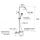 Душевая система термостатическая Remer Elegance EQ32XUFM25