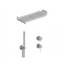 Душевая система Remer X Style INOX SSX93PS02MMCA, нержавеющая сталь