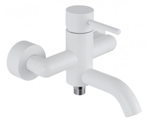 Смеситель для ванны Remer X Style X05BO, белый матовый