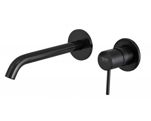 Смеситель для раковины Remer X Style X15PLCFP, чёрный брашированный хром