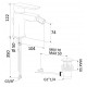 Смеситель для биде Mariani Artic A00493AT