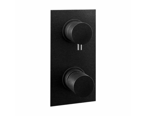 Смеситель для душа Remer Edge EG592CFP, черный брашированный хром