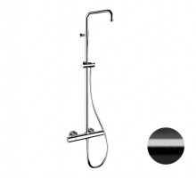Душевая система термостатическая Remer Elegance EQ32ASSDCFP, черный брашированный хром