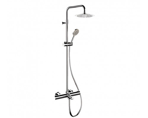 Душевая система термостатическая с изливом Remer EQ34A8MPUFM25G