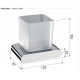Стакан Remer Lounge LN15BG, золото брашированное